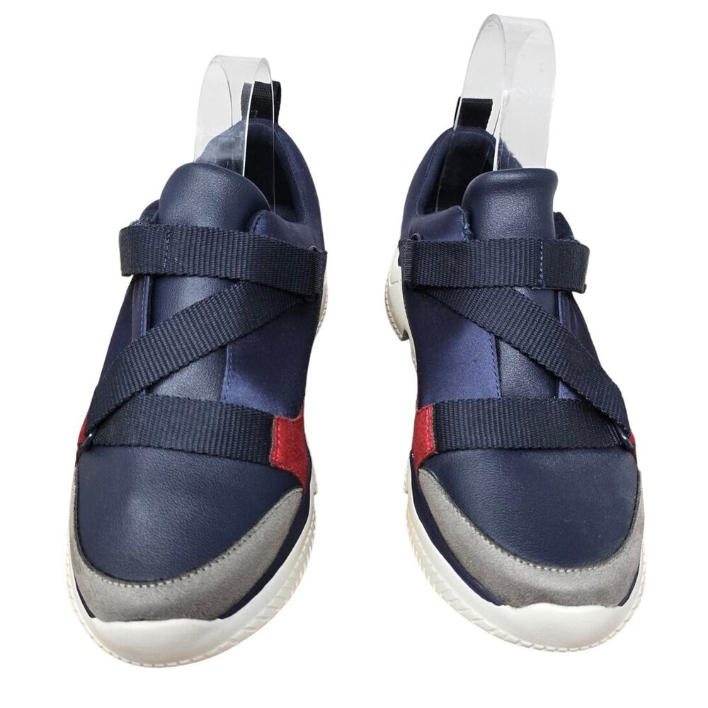 Charles And Keith Blue Red Hook Loop Closure Snea… - image 3